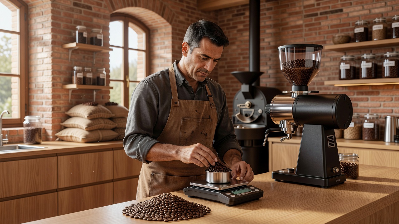 Selección artesanal de granos de café